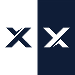Creative Modern Initial Letter X Logo Stock Vector.