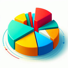 Obraz premium Financial Market Distribution