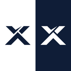 Creative Modern Initial Letter X Logo Stock Vector.