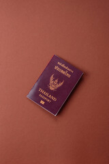 Thailand passport for travelling, flying and doing business. Thailand document, id