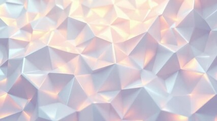 Seamless animated hexagon pattern rotating slowly in soft pastel tones, loopable - Powered by Adobe