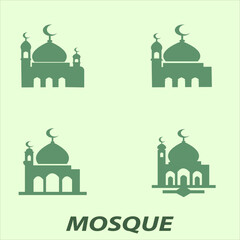 taj mahal vector icon