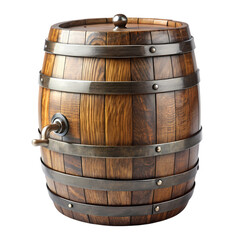 Obraz premium Vintage Wooden Barrel Rustic Charm Timeless Design