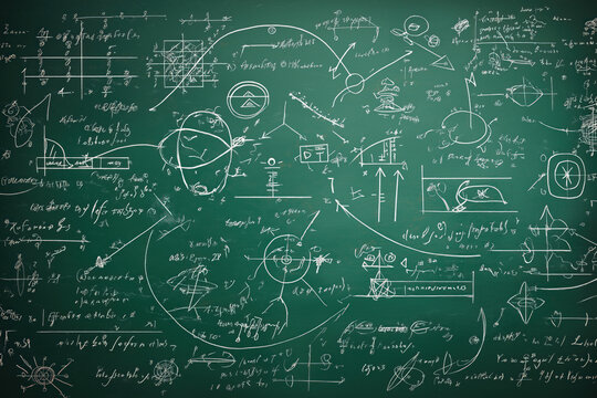 Complex Equations on a Chalkboard