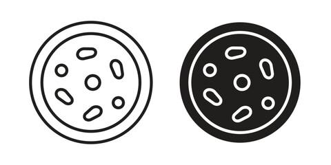 Thalassaemia icon logo set. thin line concept simple icon or design element