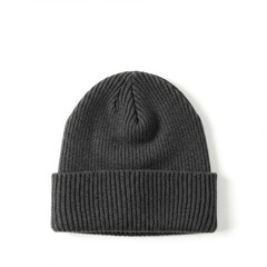Winter beanie hat isolated on white background