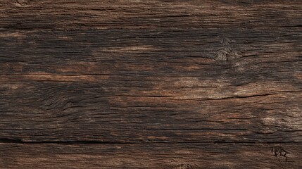 Naklejka premium A 4K photo of dark brown wood texture, seamless texture.