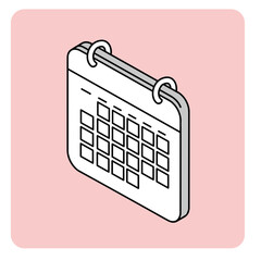 Planner calendar. Weekly scheduling tool for productivity apps and printable templates
