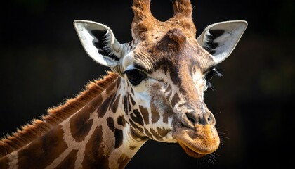 Obraz premium Close-up giraffe portrait