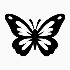 Obraz premium Butterfly Icon Set Isolated Silhouette Symbol Illustration Design