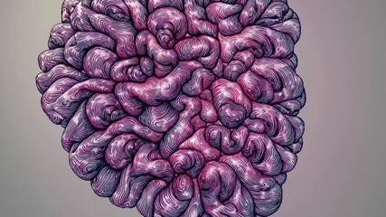 Purple Yarn Cancer Awareness Artwork Vibrant, Empowering Imagery for Social Media Campaigns and Inspirational Design Projects.