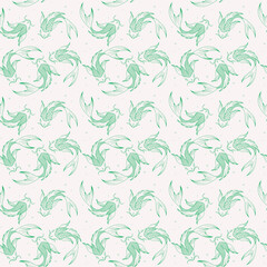 seamless pattern with flowers