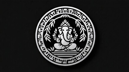 Ganesha icon graphic design