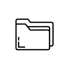 Outline a folder with two sections on document report