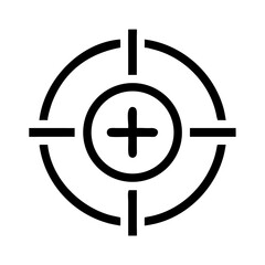 Fototapeta premium crosshair icon design.