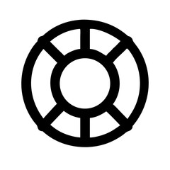 Obraz premium life buoy support rescue icon design.