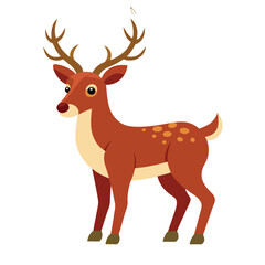 Reindeer Vector Illustration .eps