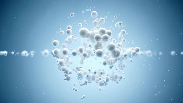 Molecular refinement decomposition animation