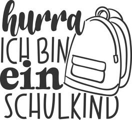 Hurra Ich Bin Ein Schulkind - German School Education Design