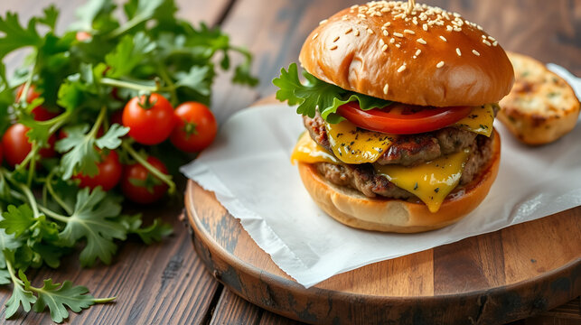 polpette hamburger tagliata di carne filetto con rucola e pomodorini pollo e spiedini
