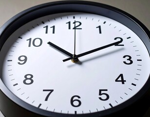 Close-up of a wall clock