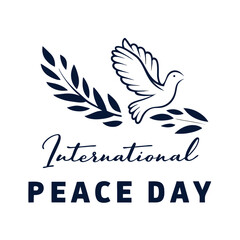 international peace day vector 