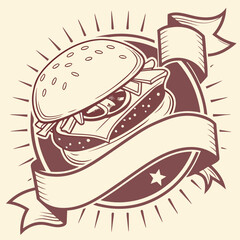 fast food illustration