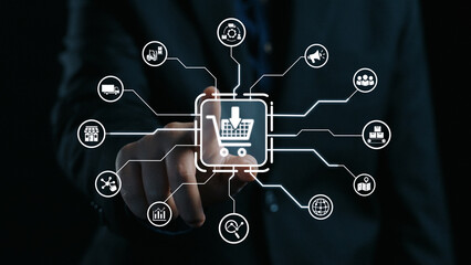 Omni-channel marketing and online shopping strategies, cross-platform customer experience, brand unification, and integrated marketing communication across digital channels. Elide