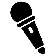 Handheld Microphone Icon