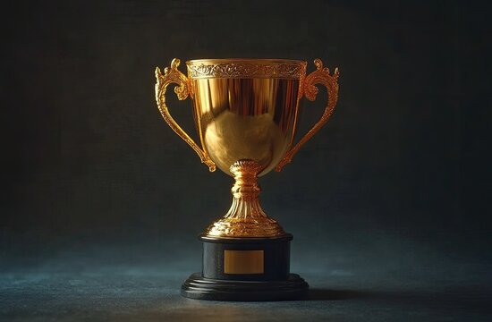 employee recognition an illustration of a trophy or a certificat - Powered by Adobe