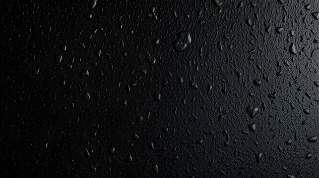 black 3d texture of grainy plastic, dark background, large shagreen