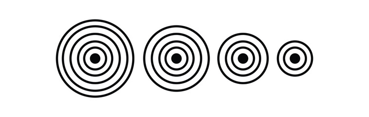 target or arrow target flat icon for apps and websites