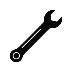 wrench isolated on white background