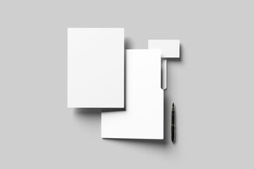 Clean Corporate Folder Mockup for showcasing your design to clients