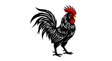 Fototapeta premium Rooster Vector Logo