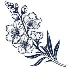 verbascum southern charm with leaves