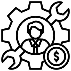 Obraz premium Account Maintenance Icon