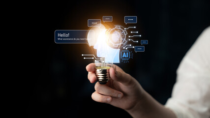 Conversational AI assistant enhances chatbot interaction. AI assistant supports queries, answers instantly, AI assistant improves experience, and AI assistant drives engagement. Latch