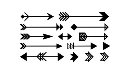 Arrow Icon Set – Vector Arrows in Multiple Directions and Styles