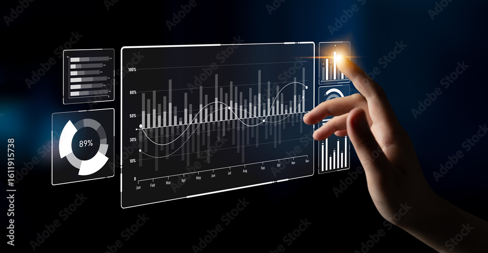 Poster big data and analytics support real-time insights, predictive modeling, and data-driven decisions fo