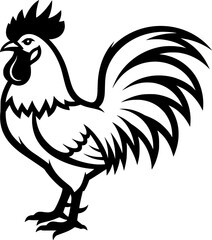 Rooster Farm Bird Icon