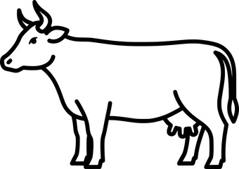 Cow Farm Animal Icon