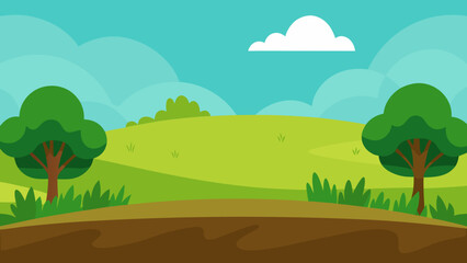 Obraz premium Peaceful and clean natural landscape designed as a calming background