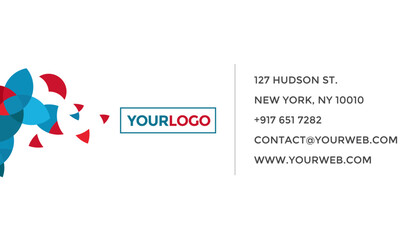 Modern Minimalist Business Card Design Template | Professional Corporate Branding