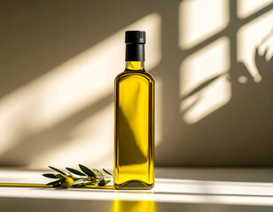 Olive oil bottle mockup
