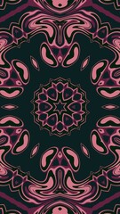 digital art in the form of a kaleidoscope