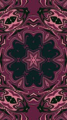 digital art in the form of a kaleidoscope
