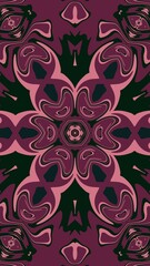 digital art in the form of a kaleidoscope