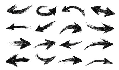 Obraz premium A seamless vector pattern illustrating a set of flying bird silhouettes and arrow icons