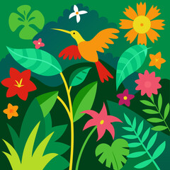 vector illustration of a bird